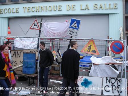 Blocus # L'ETS Le  (21 03 2006)